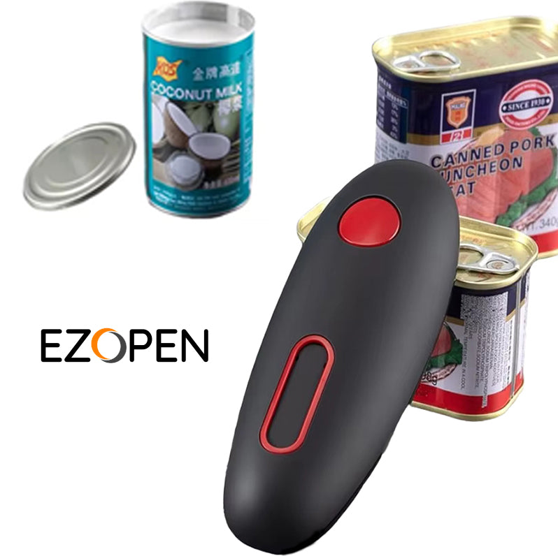 Automatic electric can opener with several canned goods